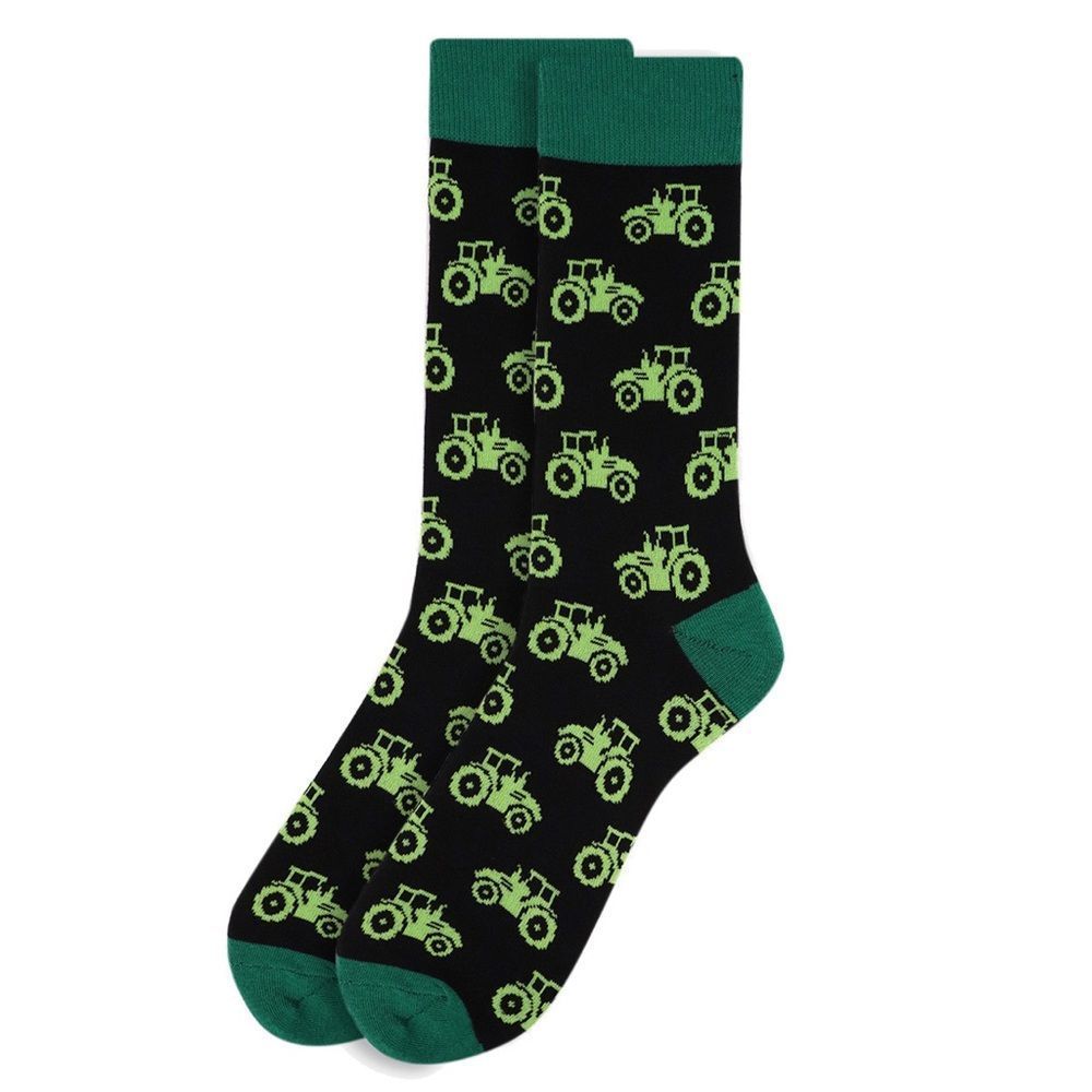Men's Crew Socks -Tractors- NWT